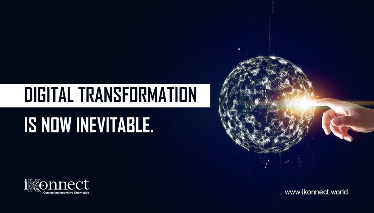 DUFuture2020's tweet photo. More than ever, digital transformation is now inevitable. 
.
.
.
#digitalutilities #digitalizationmovement #digitaltransformation #digitalizationday #digitalutilitiesofthefuture #digitalization #ikonnectworld https://t.co/MWoKyWciky