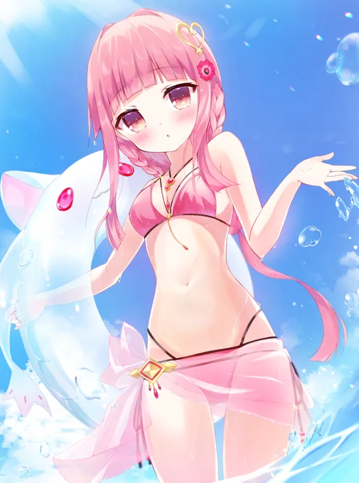 水着いろはちゃん #マギレコ 