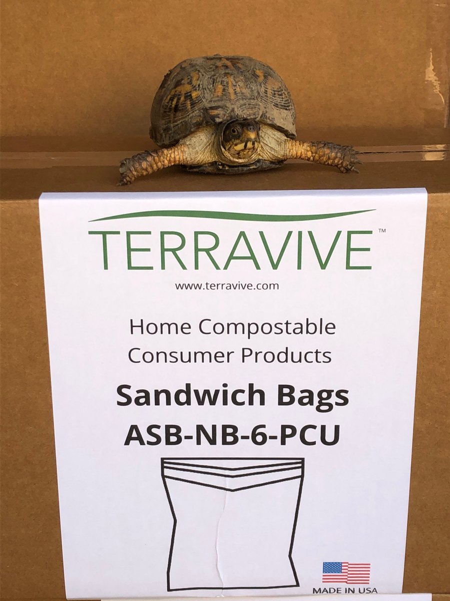 The Terravive box turtle (on a box!) thanks you for buying our ocean degradable and home compostable drinking straws and bags.
#coronavirus #covid19 #plastic #singleuseplastic #oceans #waste #sustainability #madeinamerica #madeinusa