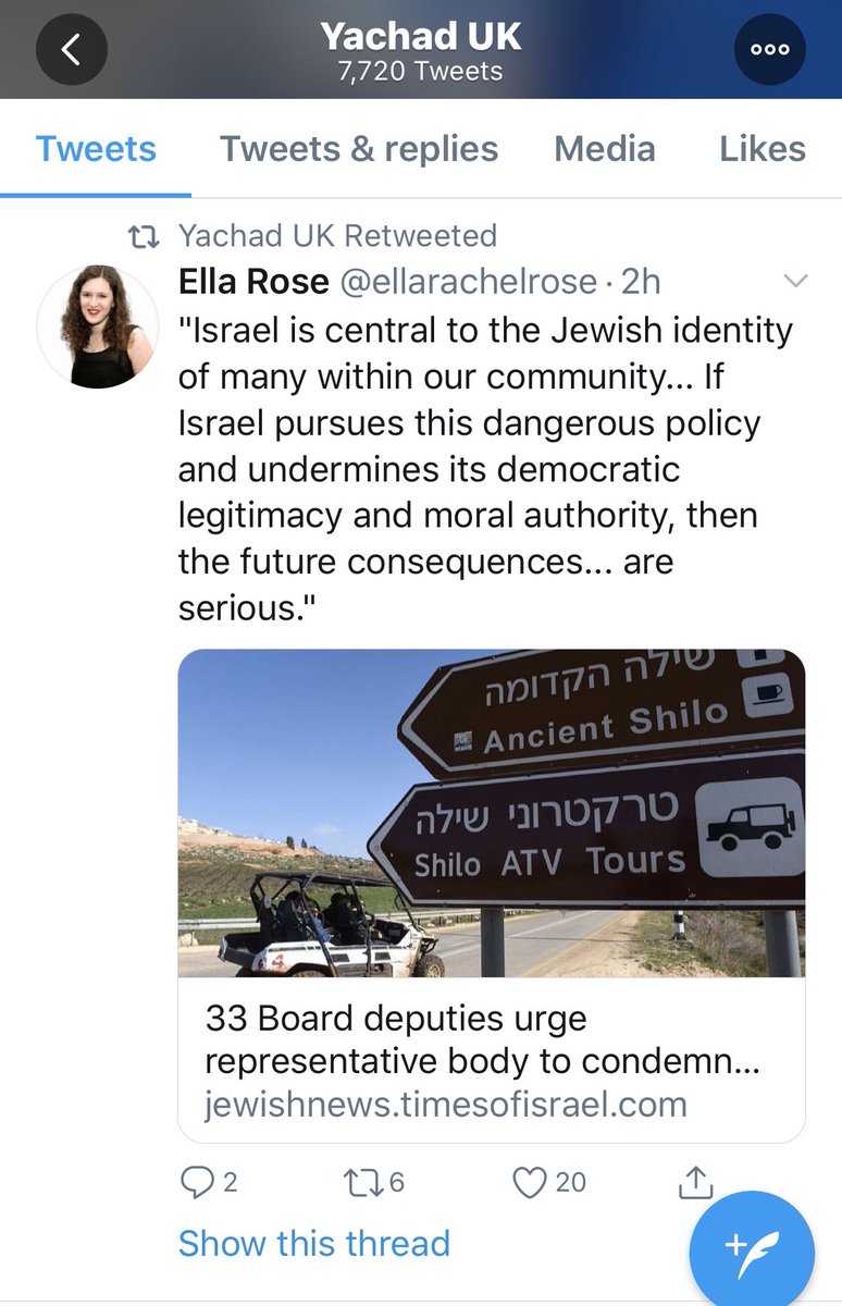 p_inc_p's tweet image. “#Israel is central to the Jewish identity of many within our community” Very true!
Unfortunately, what is central to the identity of a few on the fringes of our community is their far-left ideology.
Cc: #IntellectuallyDishonest @YachadUK