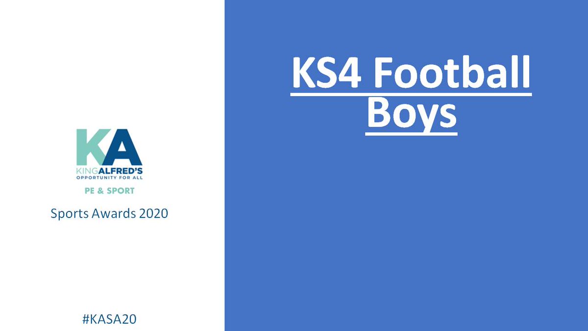 KingAlfredsPE's tweet photo. King Alfred's Sports Awards 2020

Year 9 Coach's Award - Stan 9V4
Year 9 Best - Alfie 9W2
Year 10 Coach's Award - Kyle 10V3
Year 10 Best - Brendan 10W4
Year 11 Coach's Award - Lewis 11W3
Year 11 Best - Guy 11W4

#KASA20 #Congratulations #footballboys #Respect https://t.co/5wbE1SRKLC