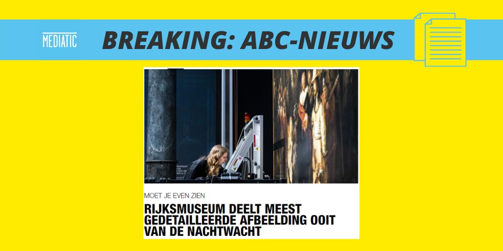 #AllesBehalveCorona nieuws: Rembrandt goes digital! Het #Rijksmuseum laat zelfs verfstreken zien op de meest gedetailleerde afbeelding van de #Nachtwacht! linda.nl/nieuws/rijksmu… #ABCNieuws #Rembranding