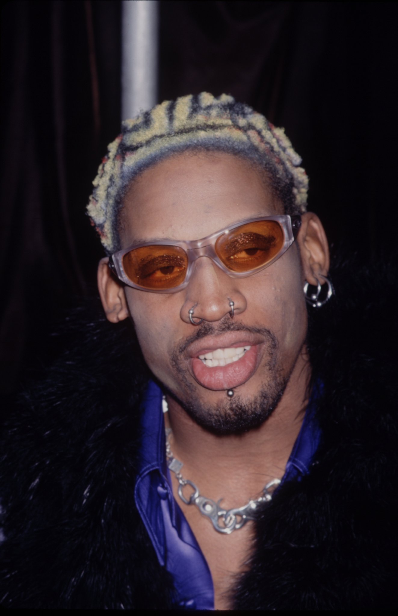 Happy Birthday to former NBA player and style icon, Dennis Rodman.  ( : Getty) 