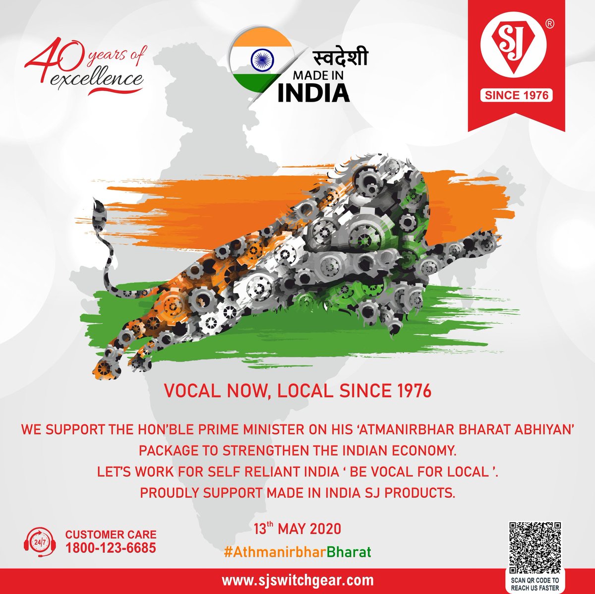 sjmotorstarters's tweet photo. Let’s Work for Self Reliant India ‘ Be Vocal For Local ’. Proudly Support Made In India SJ Products.

#AtmanirbharBharat #Swadeshi #SelfReliantBharat #VocalForLocal #EconomicPackage #madeinindia #sj #sjdol #sjstarter #Sjmotorstarter #agriculture #industries #quality #TeamSJ https://t.co/7dU4DEDiQj