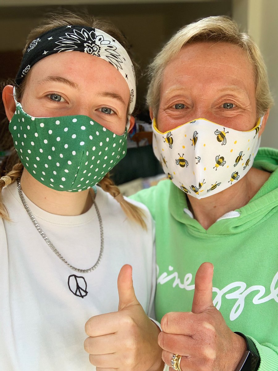 LucyMac005's tweet photo. Shout out to @meamandamealing for these amazing masks and all the money she’s raising for charity. Thank you so much! #StaySafe #onyourmasks https://t.co/ymuZkCzhbc