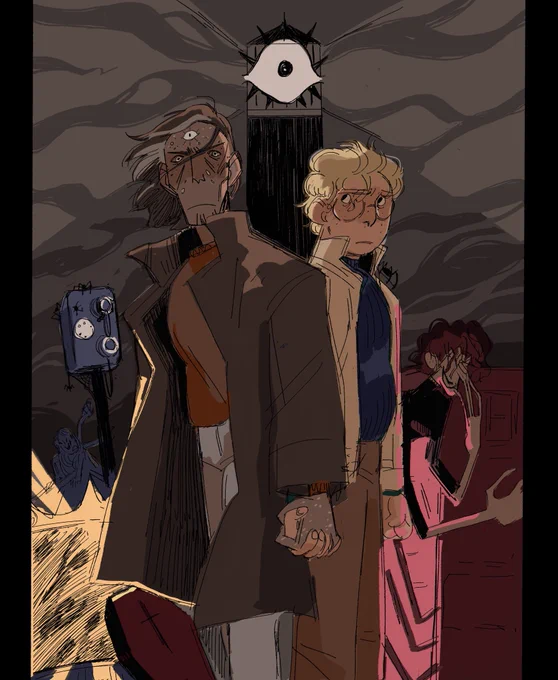 Season 5 rough sketch about John&amp;Martin new dynamic ??#MagnusPod 