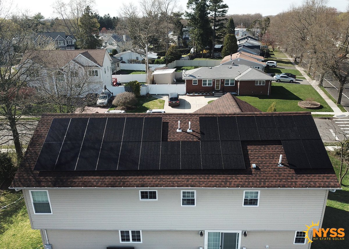 nystatesolar's tweet photo. Solar panels everywhere! Someone is saving money.
$0 down, and your first 6 months payments on us for going solar.
Schedule A Covid-19 Friendly Solar Consultation, https://t.co/SU5zn0Z3FE
#NYStateSolar #LongIslandhomes #ecofriendly #cleanenergy #CleanLongIsland #sunpowe https://t.co/eW8f2NuDhD