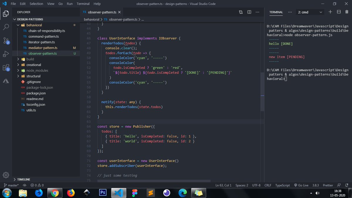 anuraghazru's tweet image. #DesignPatternsEveryday
Next Up! Observer Design Pattern.

Observer design pattern is a behavioural design pattern which is a subscription system which notifies multiple objects about any changes to the object they are observing.

1/n
