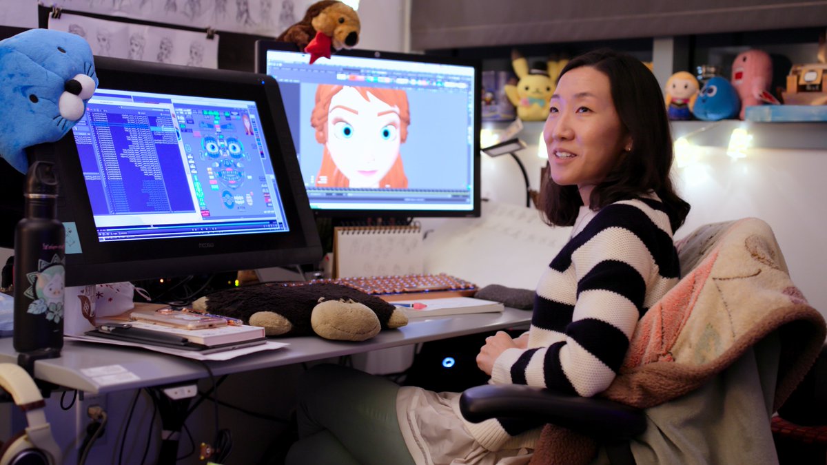 DisneyPlusFR's tweet photo. Plongez dans les coulisses d'un des plus grands films d'animation. Dans un autre monde : Les Coulisses de La Reine des Neiges 2, une série Disney+ Original de 6 épisodes, disponible dès le 26 juin seulement sur #DisneyPlus. ❄️🍂🎥 https://t.co/AjCIXfDj6S