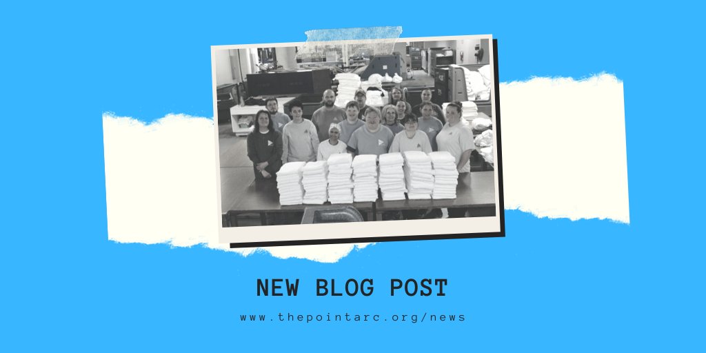 Our commercial laundry enterprise provides on-the-job training and employment to individuals with intellectual and development disabilities (I/DD) in addition to providing services within the hospitality industry. thepointarc.org/news/be-a-hero…
