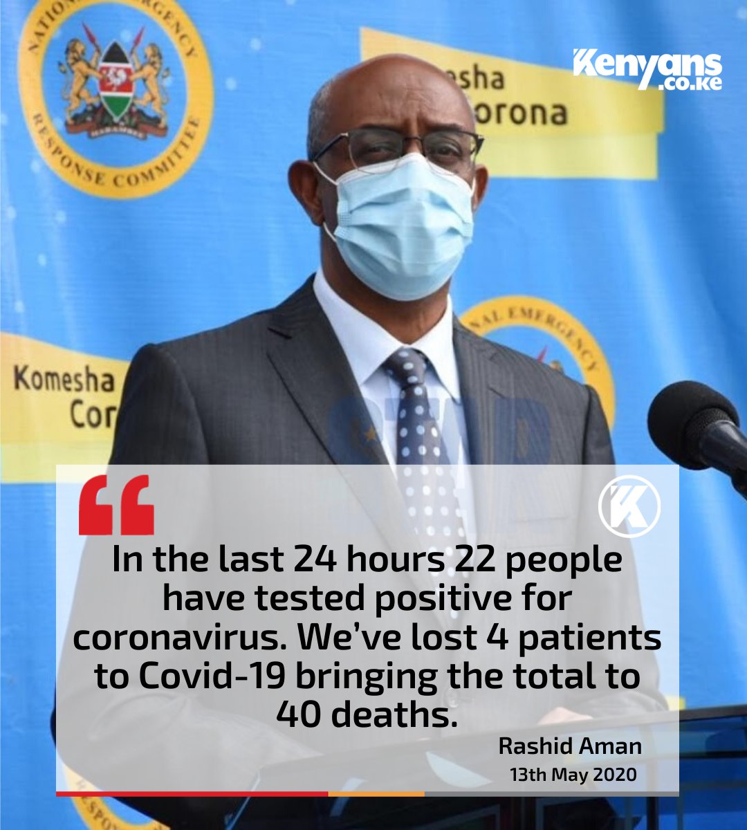 Kenyans.co.ke on Twitter "4 dead as Kenya's Covid 19 cases rise to 737…