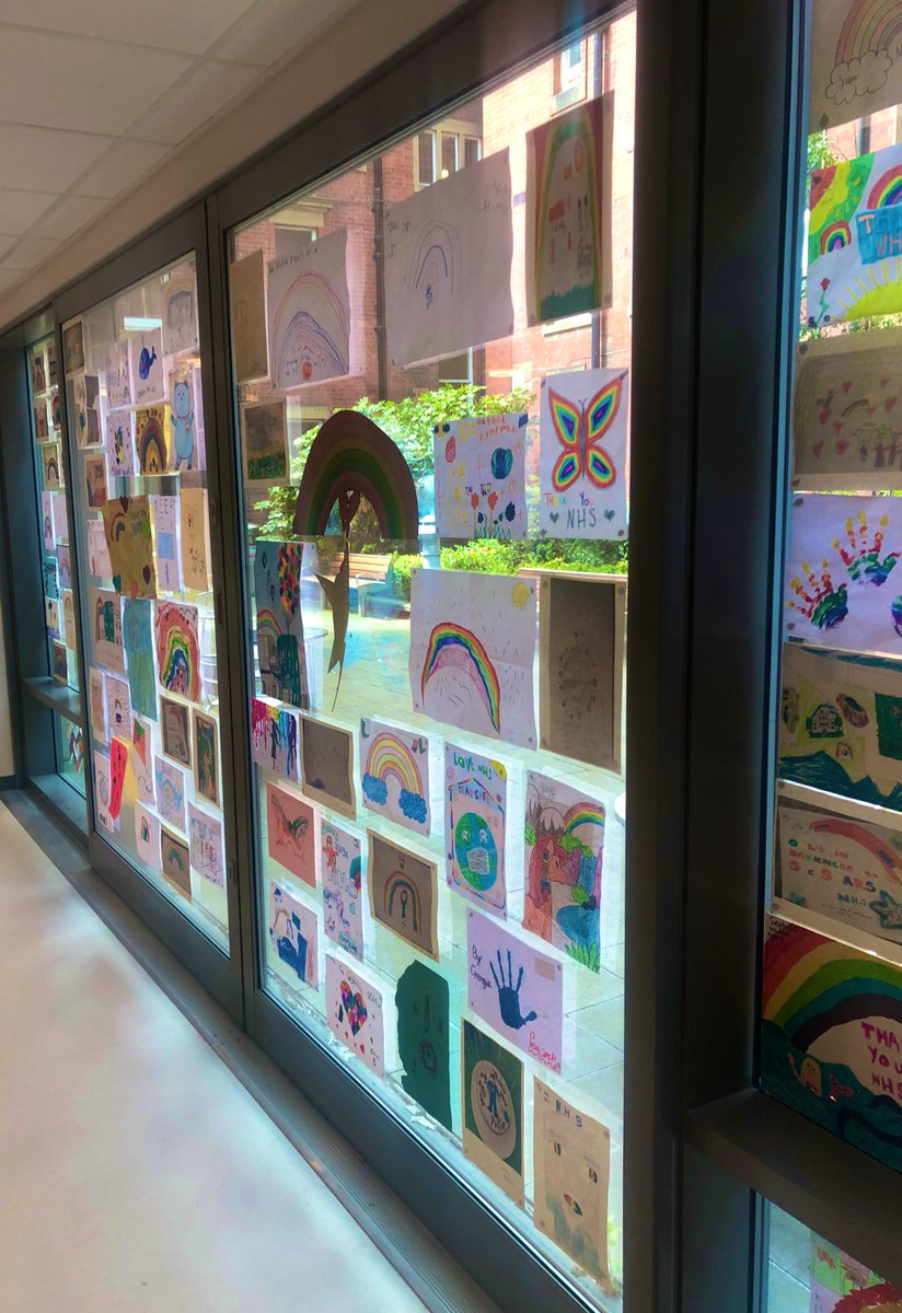 DameJackieD's tweet photo. Our corridors @NewcastleHosps have become art galleries with wonderful artwork from the children of our staff.  So much colour, imagination and emotion in their images. Hopefully we will be able to share them more widely soon. https://t.co/UNoestfPVf