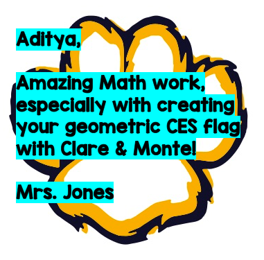 Cougar Call Outs from Mrs. Jones to her 5th grade rockstars! #CESVirtualCoolCats