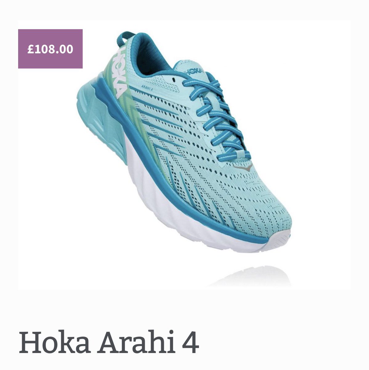 Fit2RunUK's tweet photo. Check out our range of Hoka Clifton &amp; Hoka Arahi shoes online now. These shoes are super lightweight and super soft, designed for a smooth and supportive performance. 🏃‍♀️🏃🏼‍♂️ https://t.co/a4T6I799Dn