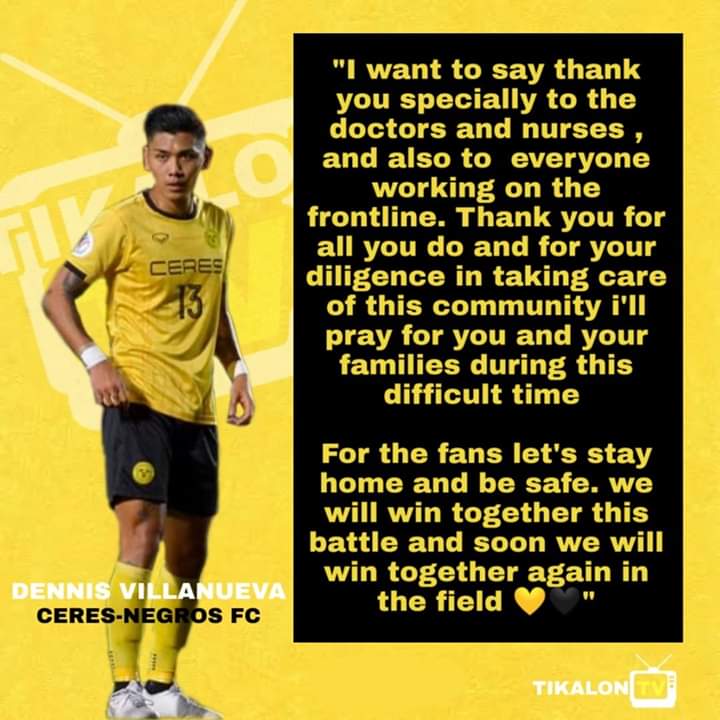 UltrasCeresSSCB's tweet photo. #Breakthechain #Covid19🙌💛 https://t.co/lKibMVIiGN