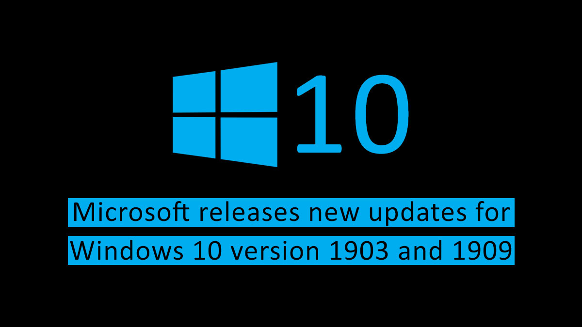UsWhoop's tweet image. Its Patch Tuesday, as usual, Microsoft is rolling out cumulative updates for all supported versions of Windows 10 which also include version 1903 and 1909.

#1607 #1709 #1803 #1809 #KB4556799 #Microsoft #Version1903 #Version1909 #Version1809 #Windows10 whooptous.com/microsoft-rele…