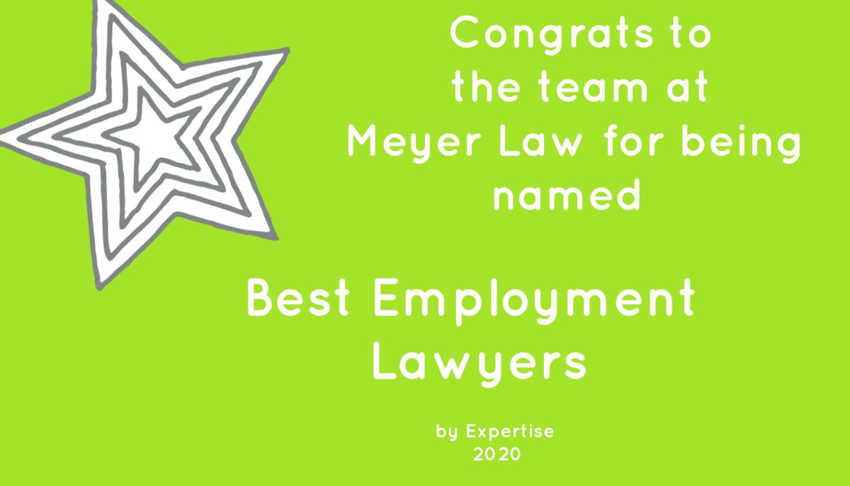 loveurlawyer's tweet photo. Big shout out to Meyer Law for being on the Top 22 of Employment Lawyers in #Denver!
#loveyourlawyer #meyerlaw #lawyer #legal #employment #techattorney #contractattorney #privacyattorney #makethinghappen #lovewhatyoudo #dowhatyoulove #business #founder #hustle #success #lawfirm https://t.co/Lg4dWXXddi