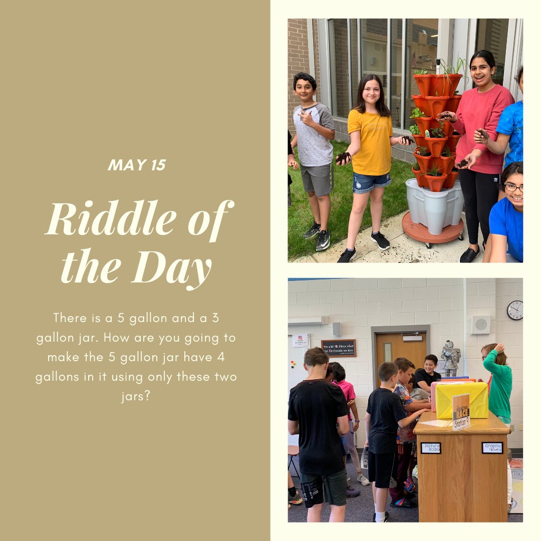 BAM_Library's tweet photo. Answer for May 12: their uncle told them switch cars. If they drove their brother’s car past the finish line first, their own car would be last and then would win!🚗🚙#bamconnected #brambletonmiddleschool #riddles https://t.co/JeZXnISUjT