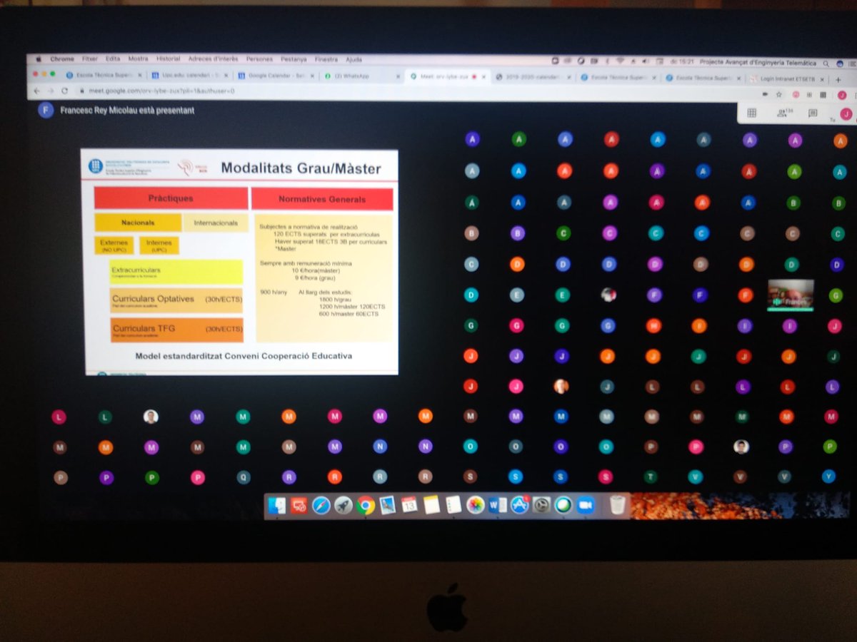 Exit d'assistència en la sessió informativa de Convenis en Pràctiques de <a href="/UPCTelecos/">UPC Telecos 📡</a> de <a href="/la_UPC/">Universitat Politècnica de Catalunya (UPC)</a>. Tret de sortida del ForumTelecos online del 18 al 22 de Maig per fer arribar el vostre CV a les empreses.