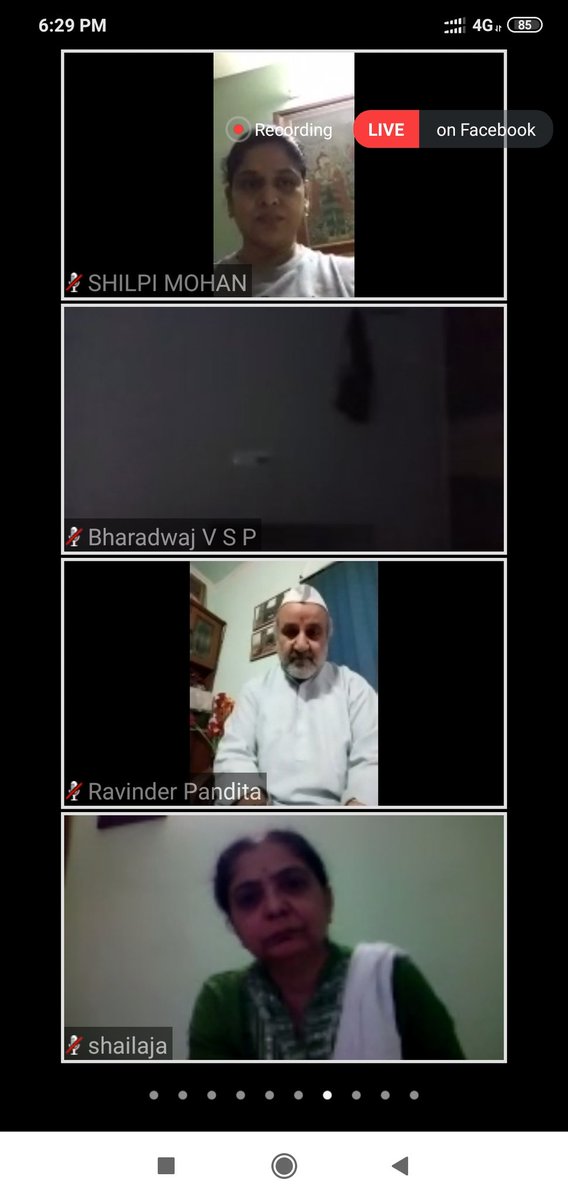 Took part in the #VirtualMeet by the @M_Lekhi ji today on the need for bipartisan support on matters of national security. Madam explained it in awesome manner, as Kashmiri she had so much experience in this..

@blsanthosh @narendramodi @JPNadda @kishanreddybjp @PMuralidharRao