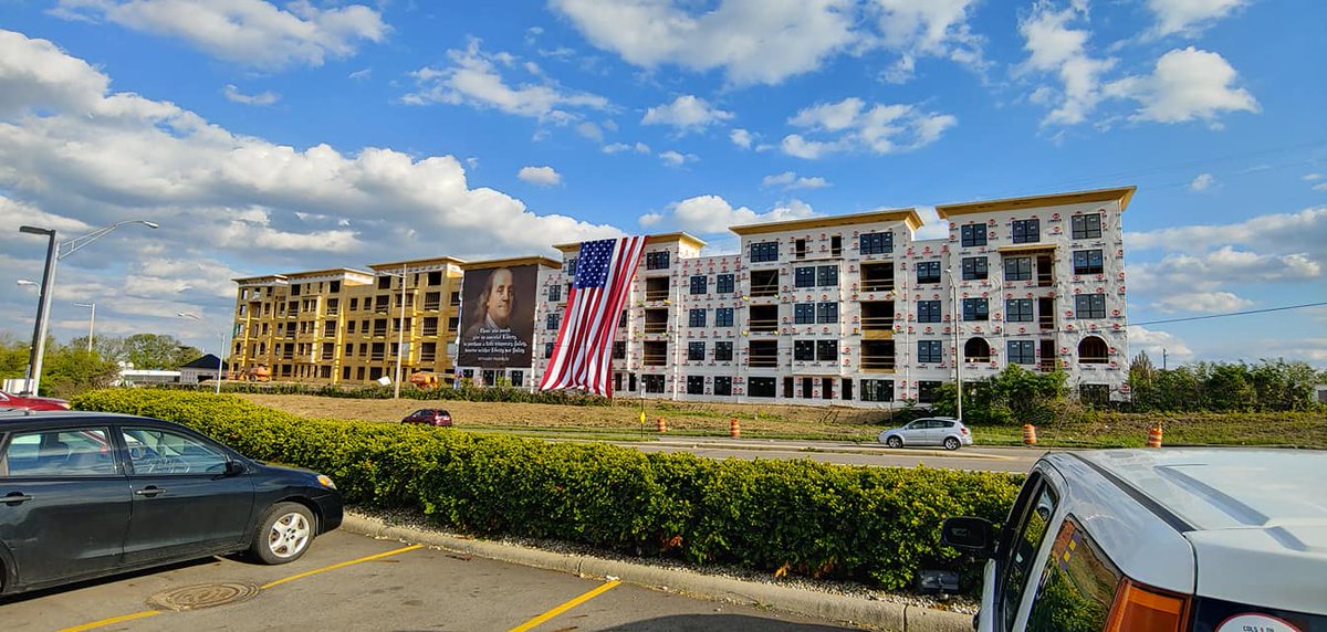You would think that  @ColumbusGov could do something about this eyesore on Henderson Rd near Kenny.It's the new Luxe 88 apartment complex, being built by  @JBecknerConst.Stay-At-Home orders and mask mandates are not encroaching on anyone's liberty, they're for the public good.