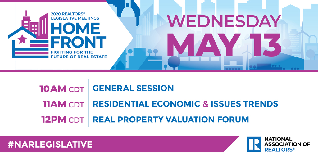 Join us at 10am CDT today as we live stream the 2020 REALTORS® Legislative Meetings at ow.ly/qNgp50zEuLK #NARLegislative