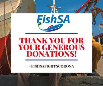 FishSA_'s tweet photo. We would like thank @Fish4Africa4 for their most generous food parcel donation. It will ensure families in small-scale fishing communities will have food on their tables during this COVID-19 pandemic. We at FishSA are extremely grateful for your help. #FISHSA #FISHSAFIGHTSCORONA https://t.co/qi5s8BHyoJ