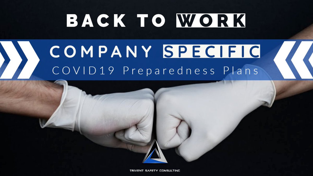 TriventC's tweet photo. We're YOUR one stop to get YOUR company back to work safely ! 📞(800) 819-6092

✔ Covid 19 Site Readiness Checklist

✔ Covid 19 Safety Policy

✔ Covid 19 Employee Training

✔ Covid-19 Exposure Response Plan

✔  Covid-19 Quarantine Plan

✔  Covid-19 Return to Work Plan https://t.co/n5z0asgElZ