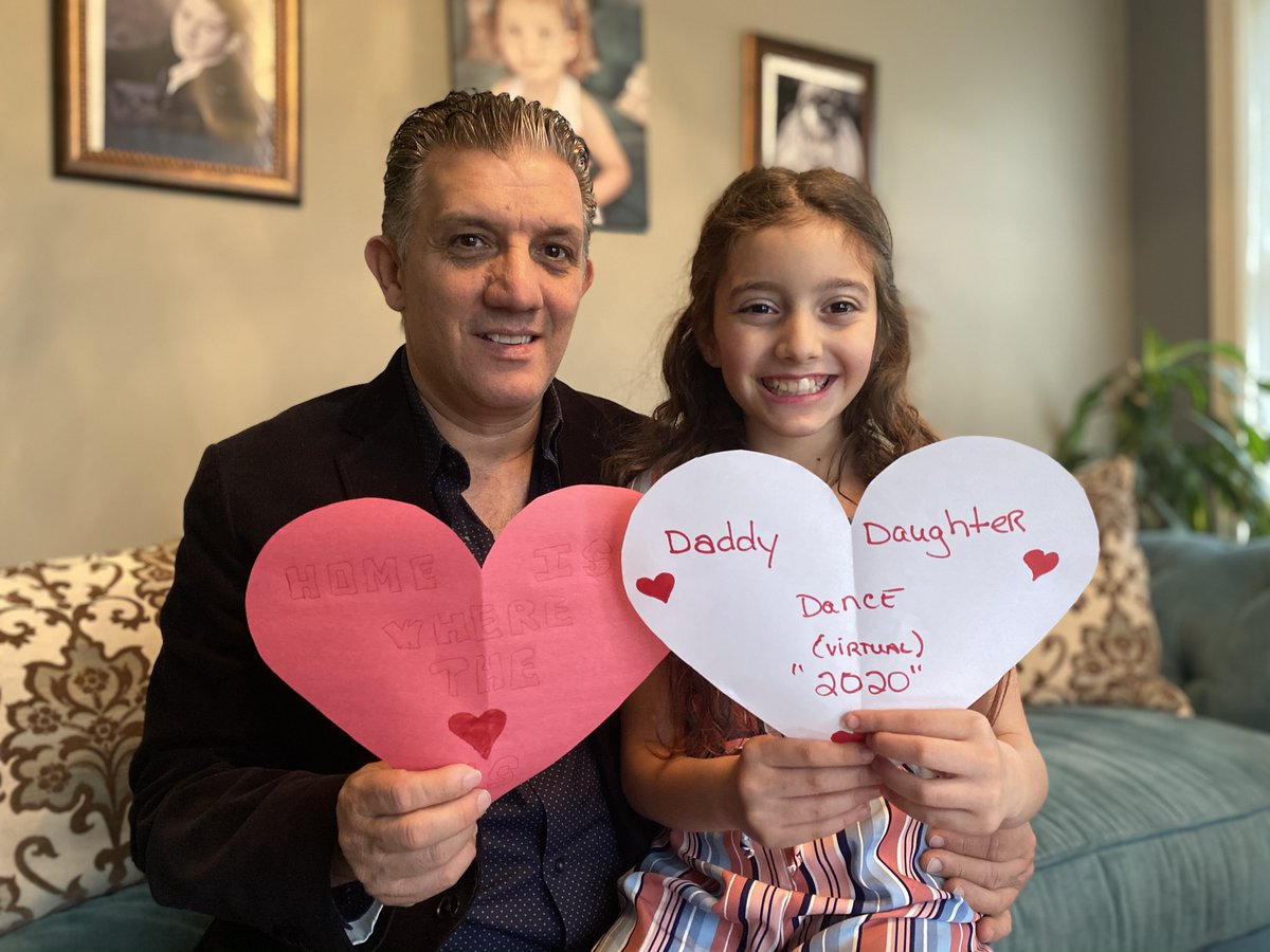 GrandvilleDawgs's tweet photo. The dance must go on! Century Park held its daddy-daughter dance virtually this year: https://t.co/HsrQDaVt98 #daddydaughtertime #elementarydance #grandvillepride #dressup #smilesformiles https://t.co/s07SQerAf7