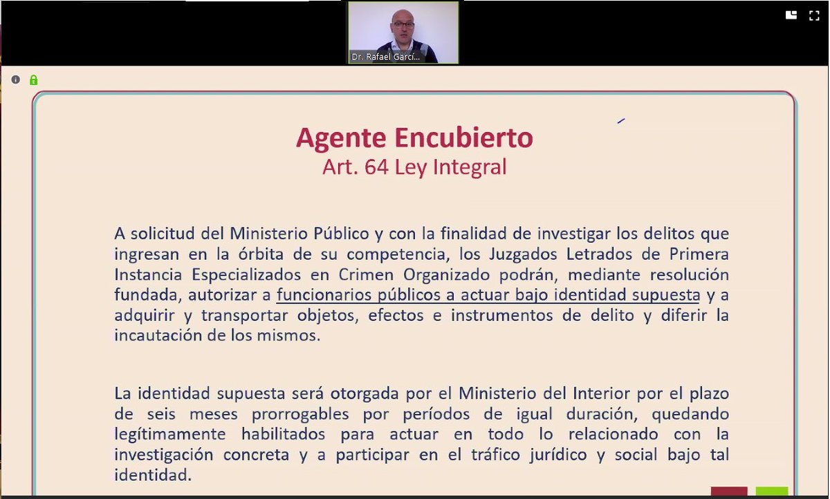 RAP_Consultores's tweet photo. Se está llevando a cabo el Webinar "MODIFICACIONES INTRODUCIDAS POR LA LEY DE URGENTE CONSIDERACIÓN AL SISTEMA PREVENTIVO Y REPRESIVO DE PREVISIÓN DE LAVADO DE ACTIVOS Y FINANCIAMIENTO DEL TERRORISMO" con la presentación de nuestro socio el Dr. Rafael García Martínez. https://t.co/Lpa4IAcavC