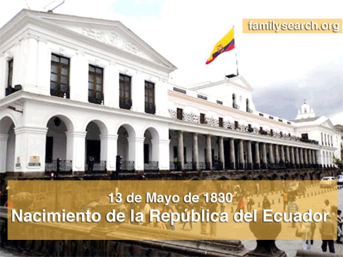 La República del Ecuador nació como Estado el 13 de mayo de 1830, tras concluir un período de inestabilidad política luego del proceso de independencia de España que culminó en la gran batalla de Pichincha el 24 de mayo de 1822. #Ecuador #FelizCumpleanos