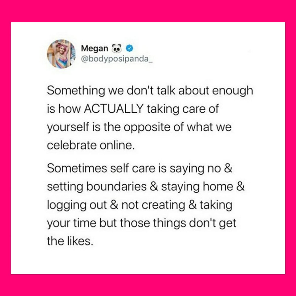 the_female_lead's tweet photo. Sometimes self care is saying no 👇 https://t.co/afTzzdgTSK
