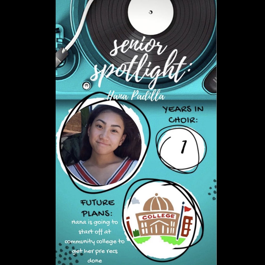 AustinHSChoir's tweet photo. Hana has time with Austin Choir had come and gone too soon! Not only did she join all choir activities, but she also joined the musical! Her favorite memory is going to see A Chorus Line with @tutshouston and watching Rodriguez play jokes on her classmates (LOL) #strugglebetter https://t.co/KLS3oKSC7B
