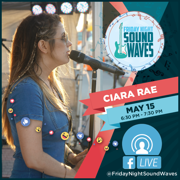 SoundWavesFLB's tweet photo. Excited to welcome back @ciararae, albeit this time to our virtual stage 

#savethedate #findyourbeach https://t.co/sHrJZ3qjnY