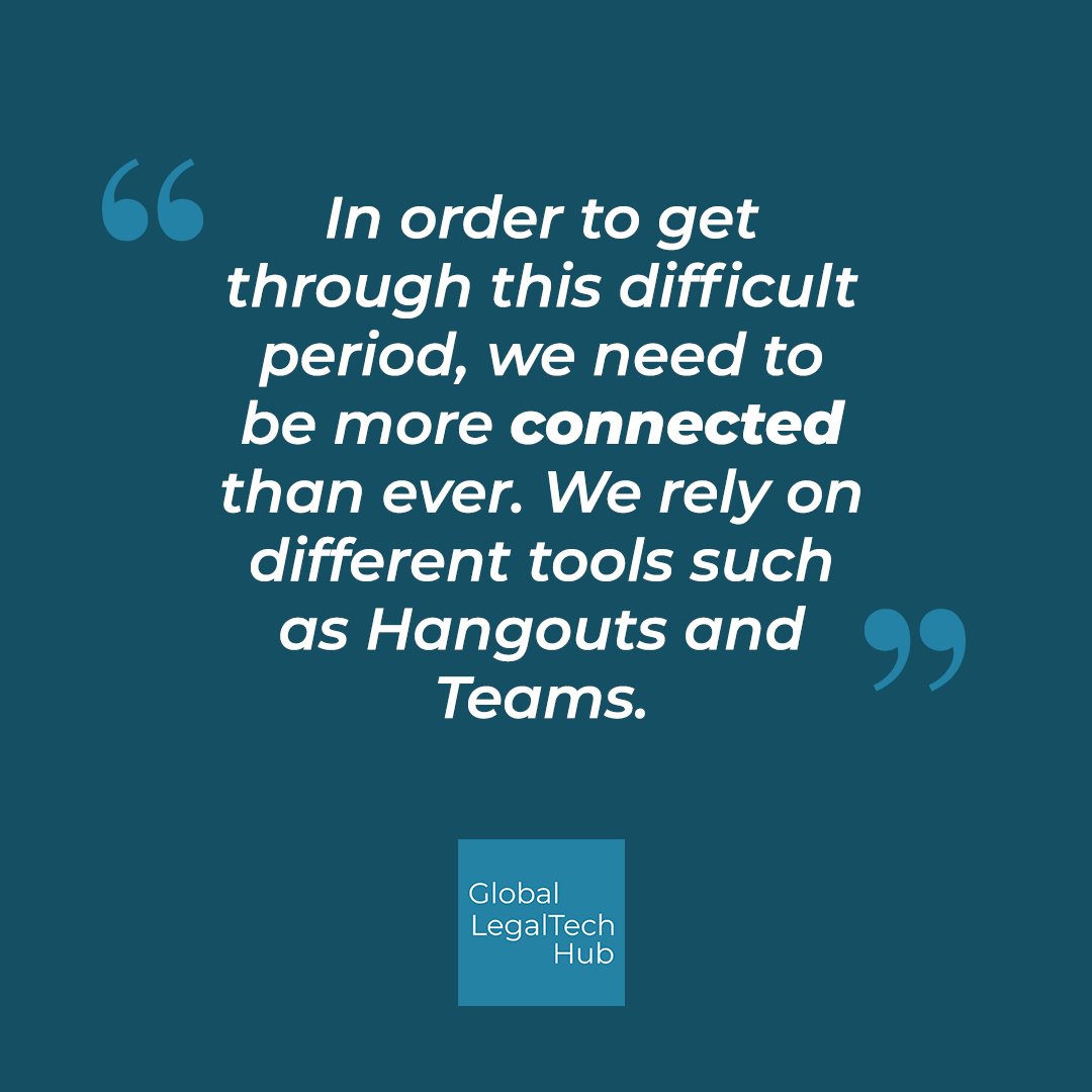 Glegaltechhub's tweet image. Today, Juan Bermúdez, CEO at @ETLGlobalEsp, is sharing with us the best communication and organizational tools they are using whilst working from home, and what have they learnt from the current situation. #LegalTechSurveyWeek #globallegaltechhub #legaltech