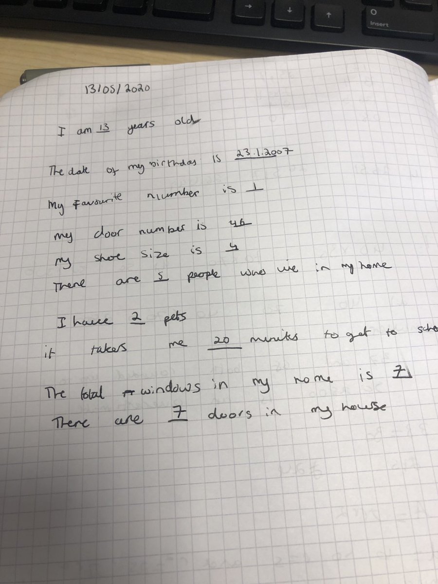 BentonParkSch's tweet photo. Today our students have been taking part in #NationalNumeracyDay by thinking about their life in numbers! @BentonMaths

 #EverydayMaths #MyLifeinNumbers https://t.co/jk6kTk7E2l