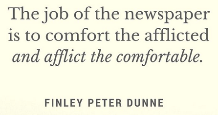 PatrickW's tweet photo. Comforting the afflicted and afflicting the comfortable is the proper role of journalists, priests and everyone on Twitter. https://t.co/Ec2Zi6cM9o