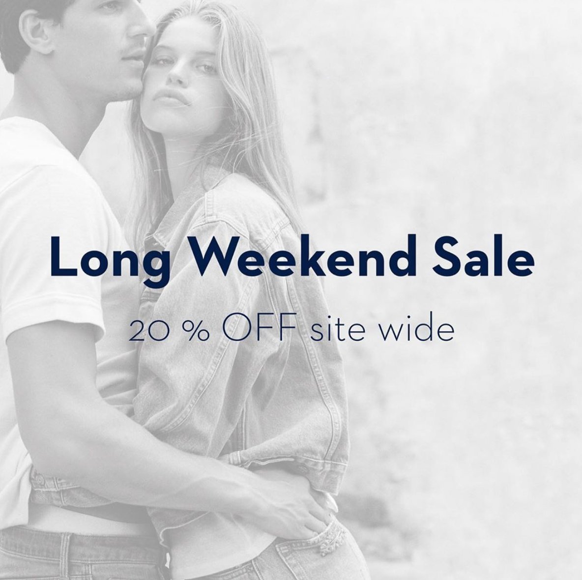 RainbowJeans416's tweet photo. It's the long weekend right? We can't tell...Start your extra long weekend now with 20% off sitewide. Sale ends May 18th, 2020 11:59 est. https://t.co/CRmRn1zyP1
