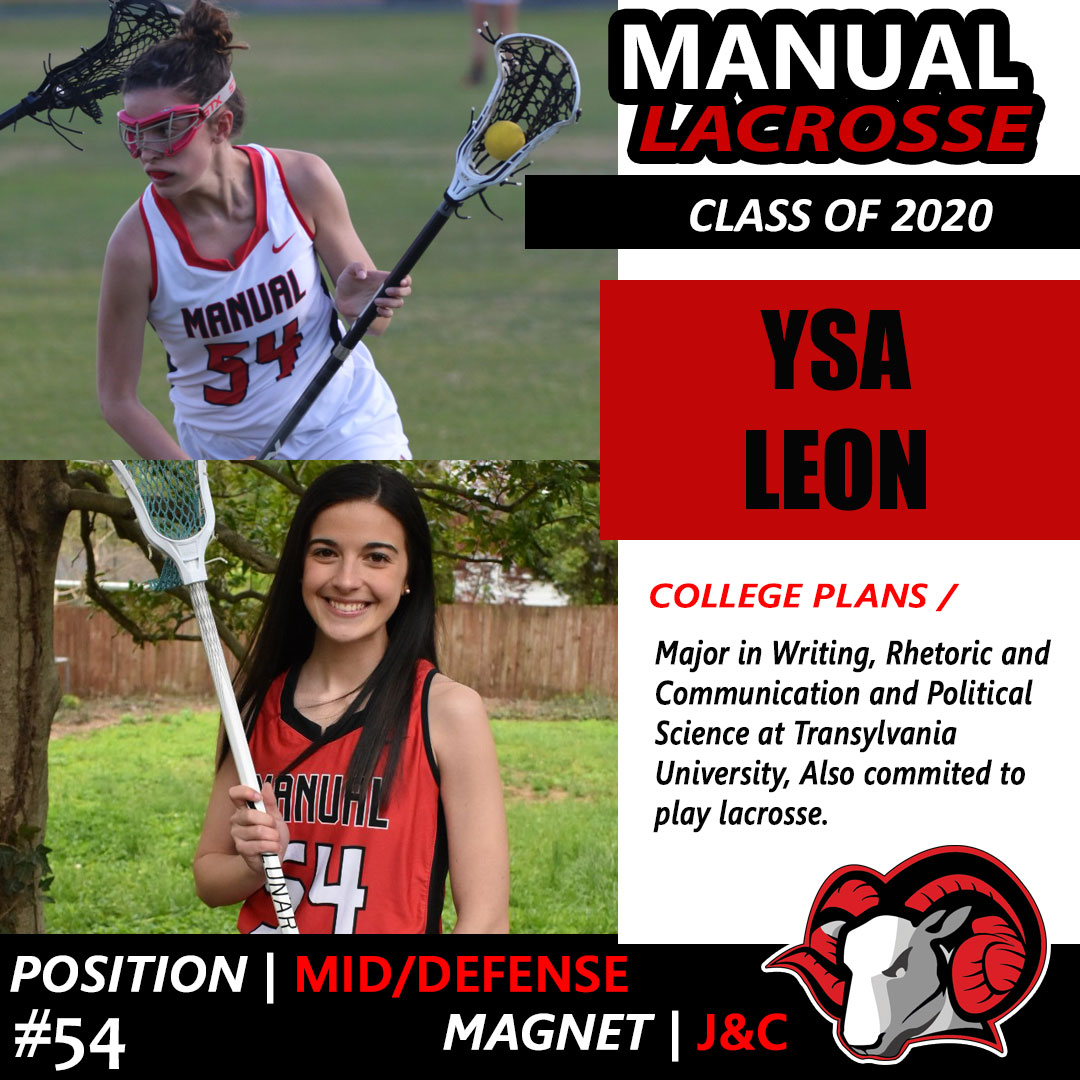 dmhslax's tweet photo. Next up in our Senior Spotlight is Ysa Leon. Congrats Ysa and good luck at Transylvania University! WE WILL MISS YOU! #SeniorSpotlight #Classof2020 https://t.co/M6stn6ANfz