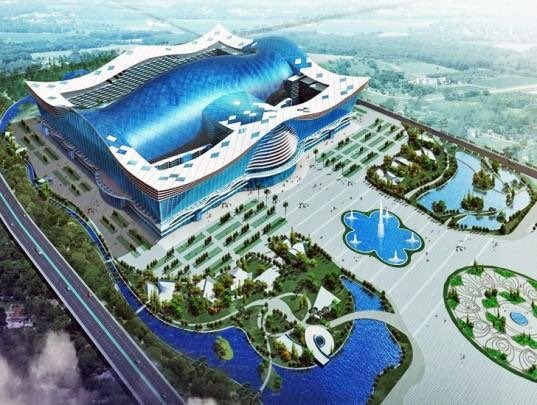 9. New Century Global Complex, China - The largest building in the worldThe Burj might be the tallest, but with a floor area of 18.9 million sq ft, this building is the largest. It's got hotels, a university and even an artificial beach inside!