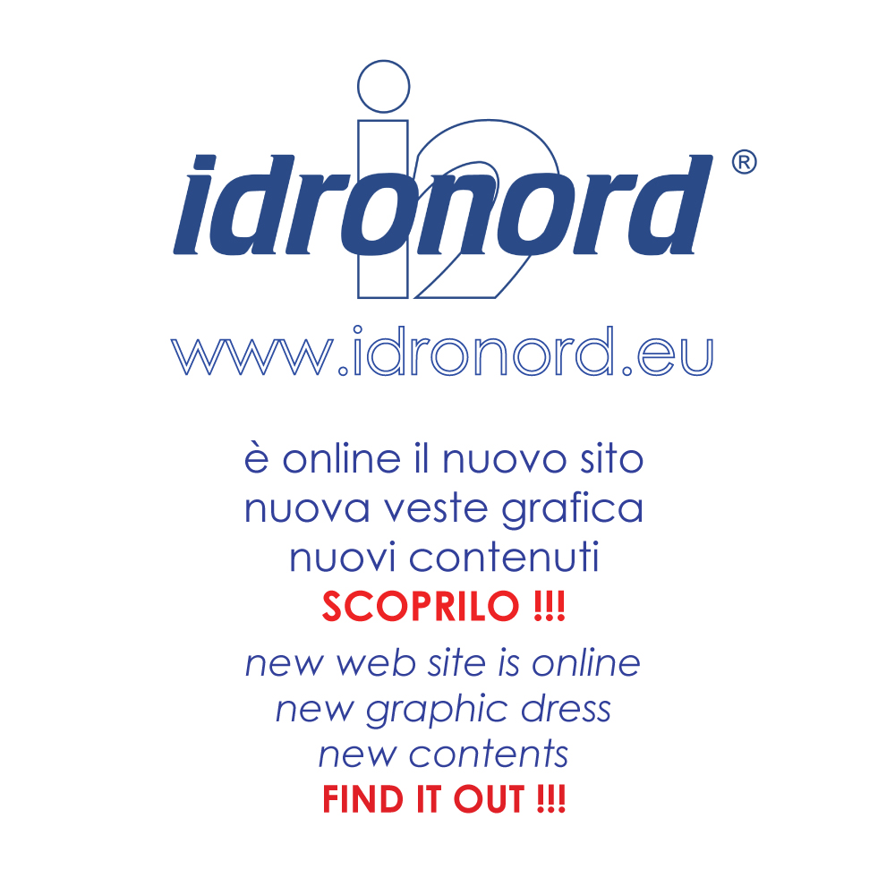 E' on line il nuovo sito Idronord - SCOPRILO SUBITO !!!
idronord.eu