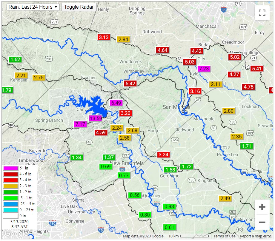 lcra rainfall totals lcra rainfall totals