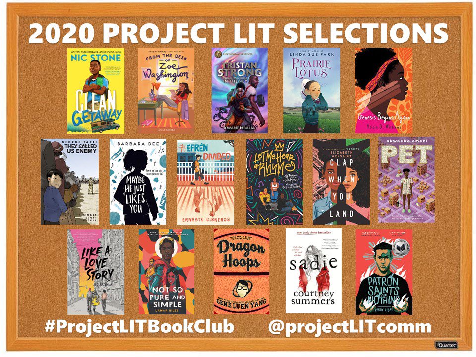 ProjectLITComm's tweet photo. And then there were 16! #ProjectLITBookClub #Sweet16 https://t.co/IxlqzpcJwx