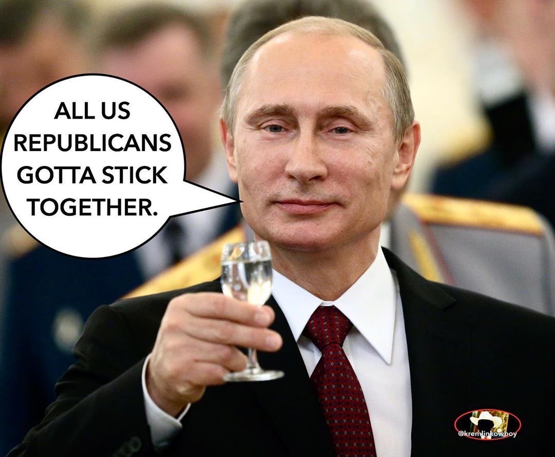 Thurmwedge's tweet photo. @Acyn #CorruptAndComplicitGOP #RepublicansworkforRussia https://t.co/LmXCOpQRBX