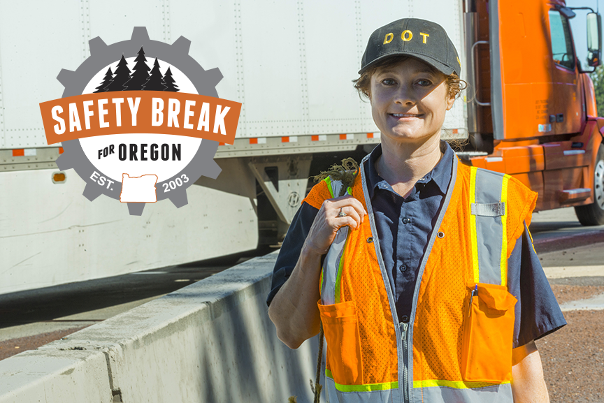 OregonDOT's tweet photo. Today is a special day. It's #SafetyBreak! #OregonOSHA coordinates this one-day event to raise awareness and promote the value of workplace #safety and #health. By participating, we show our commitment to our employees and their families, and the communities where we work. https://t.co/PqgdNxmdfF