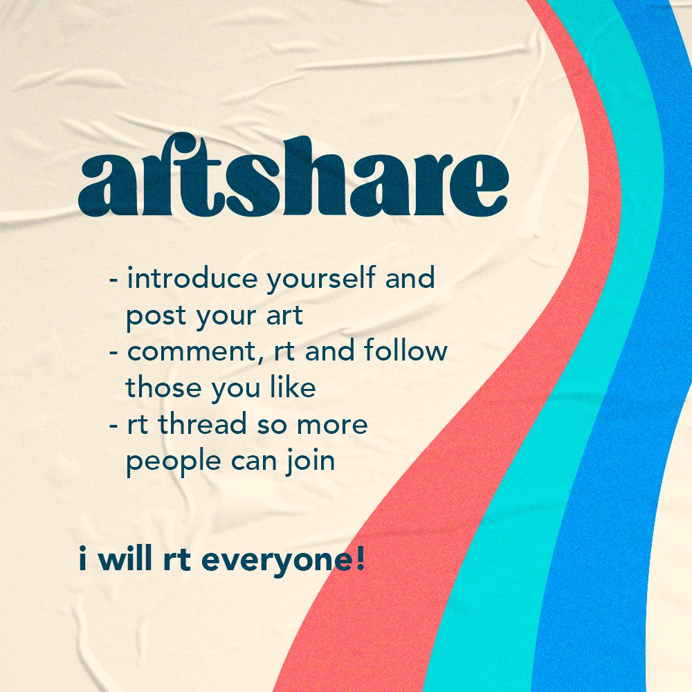 alright let's do this!  #artshare  #artistsupport (anyone can join and i will be rt'ing everyone)