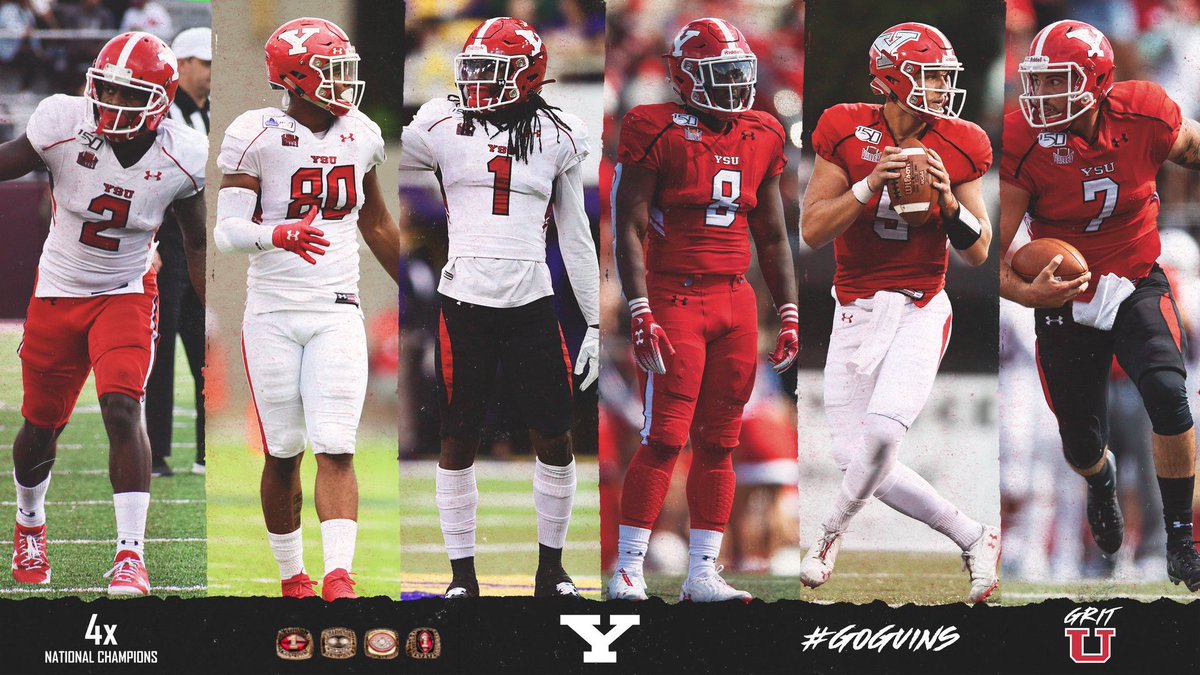 YoungstownStFB's tweet photo. Helmet Logo &amp; Uniform Swag 🐧🩸👊💯💥

@YSUEquipment always has something to give the helmets and uniforms a different look. 🔥🔥🔥

#GoGuins // #GritU https://t.co/OURCJDKjLV