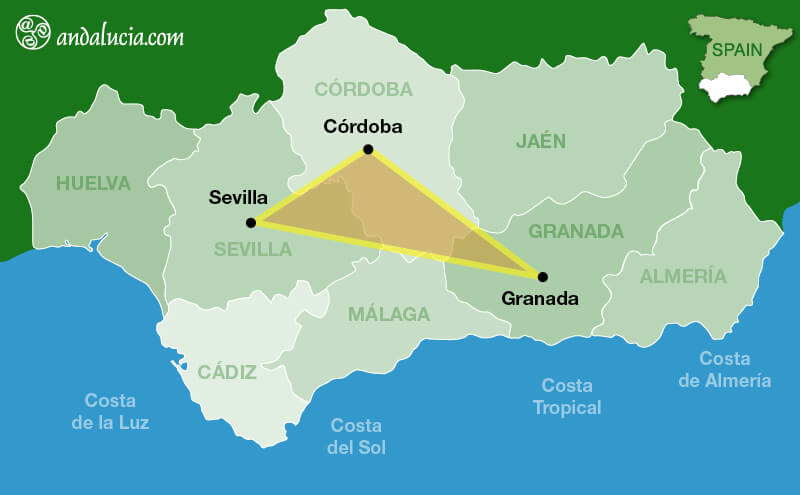People usually akan plan an Andalusian trip involving this 3 cities (Sevilla-Cordoba-Granada) sebab dekat dekat with each other. This 3 is famously known as the Golden Triangle of Andalusia.You can actually do a night at each cities, i'm sure you can cover everything.