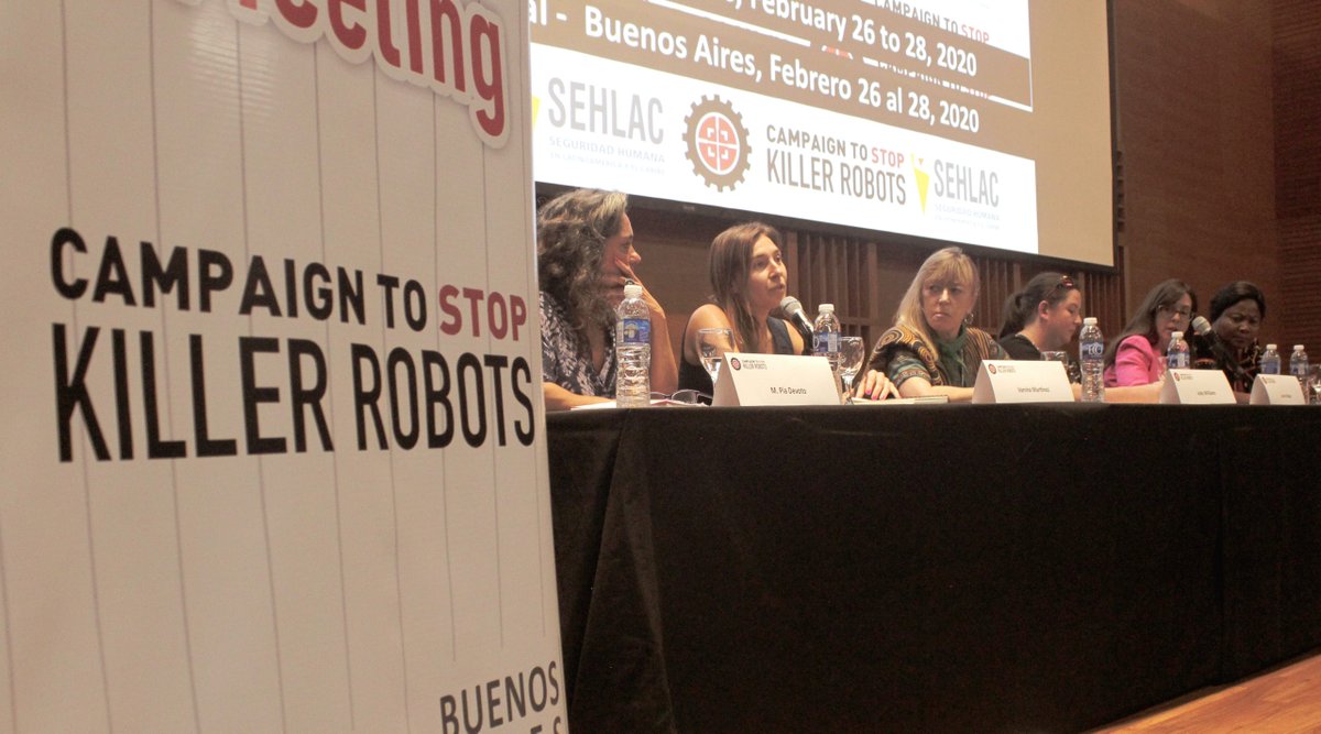BanKillerRobots's tweet photo. #Paraguay-based digital rights group @TEDICpy has joined the Campaign to Stop Killer Robots after participating in our global meeting in #BuenosAires in February  https://t.co/3QMKJUKOGt #TeamHuman #KeepCtrol #KillerRobotsBA #RobotsAsesinosBA https://t.co/kDJVgGMPd0