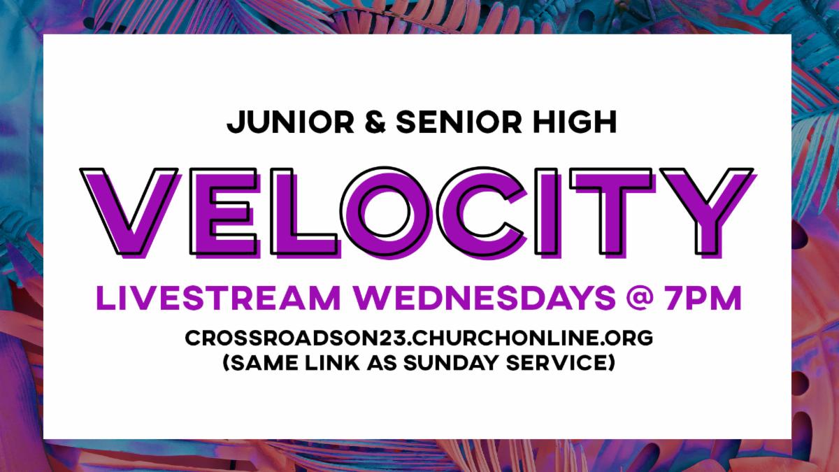 VelocityStudMin's tweet photo. Have you seen our latest news? Also, Velocity LIVE is tonight @ 7pm! Don't miss our last week of our current series, Into The Wild, to see what our good buddy Abraham gets up to this week! https://t.co/06TJMXe5we https://t.co/EDgwFcAwJ7